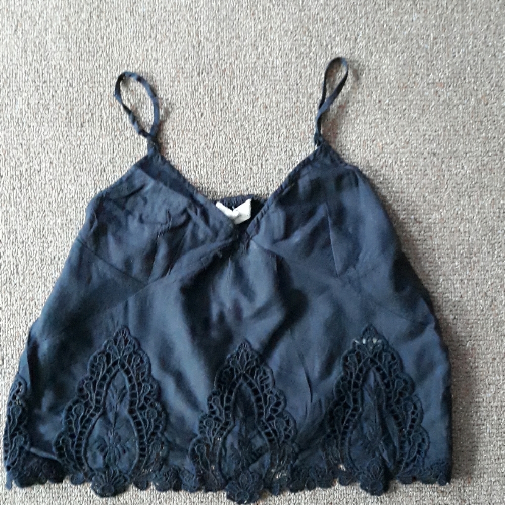 Embroidered tank top